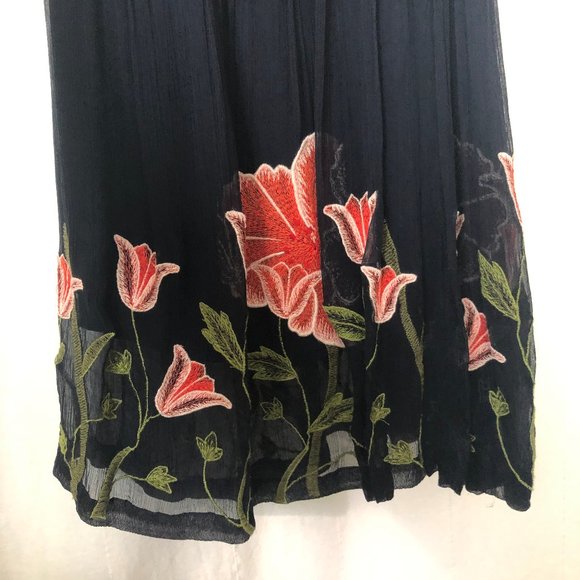 Embroidered Maxi Dress (New With Tag) - Picture 6 of 8